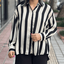 شومیز زارا سیاه سفید