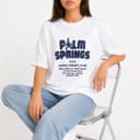 تیشرت اورجینال زنانه Palm Springs ترک 