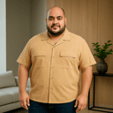 پیراهن آستین کوتاه سایز بزرگ