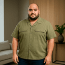 پیراهن آستین کوتاه سایز بزرگ